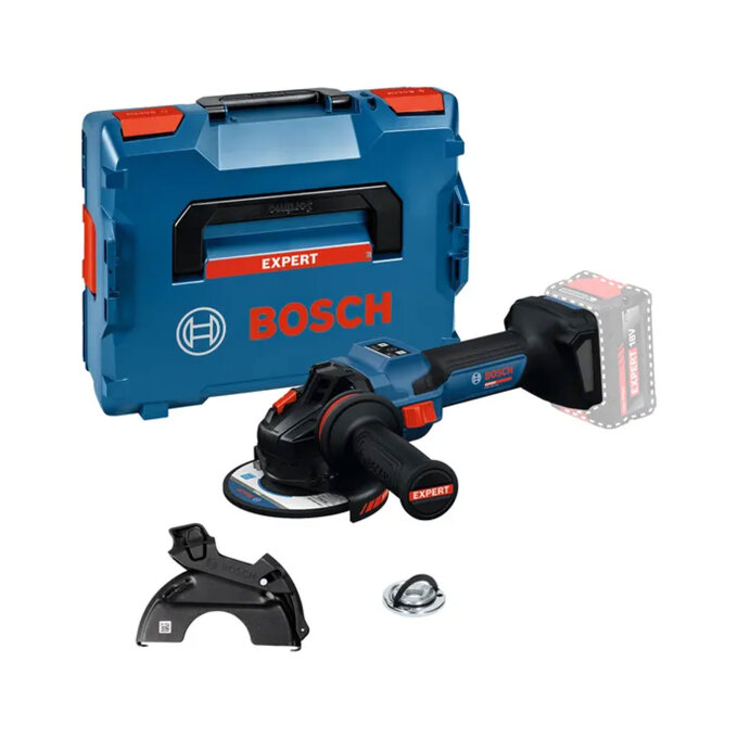 BOSCH AKU KUTNA BRUSILICA EXPERT EXWS18V-15S 125 mm SOLO + L-BOXX