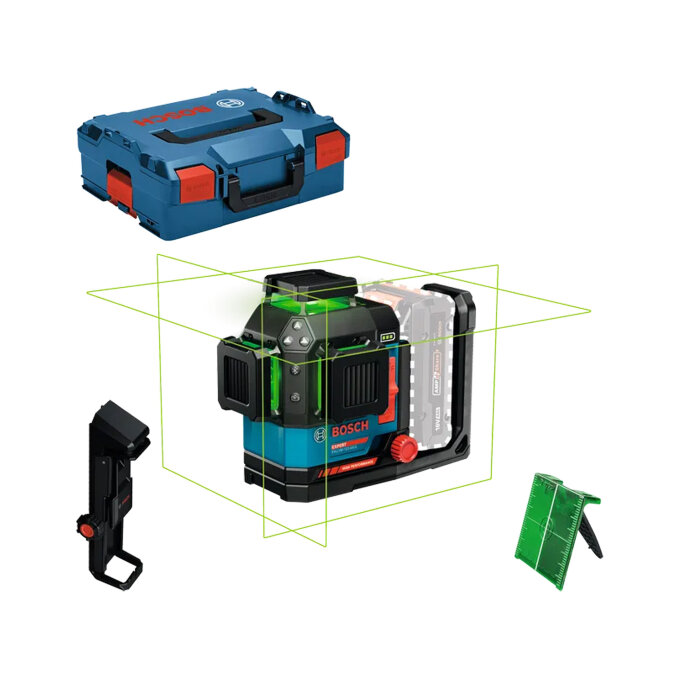 BOSCH LASERSKI NIVELIR EXPERT EXLL18V-120-33CG SOLO + L-BOXX