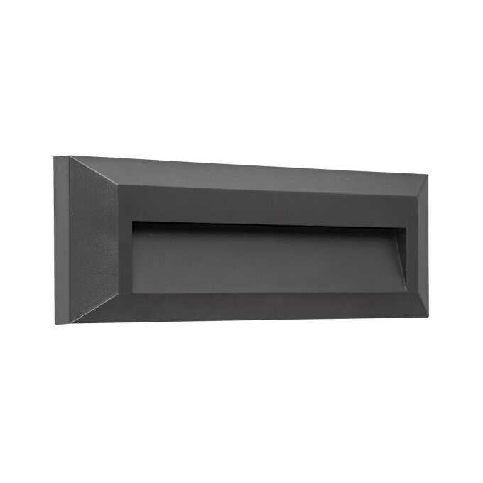 VANJSKA ZIDNA LED RASVJETA UH3038-1702 CCT TAMNOSIVA 3W/IP65