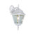 ZIDNA LANTERNA S5 WHITE DOWN 1x E27/60W/IP44 (04027)