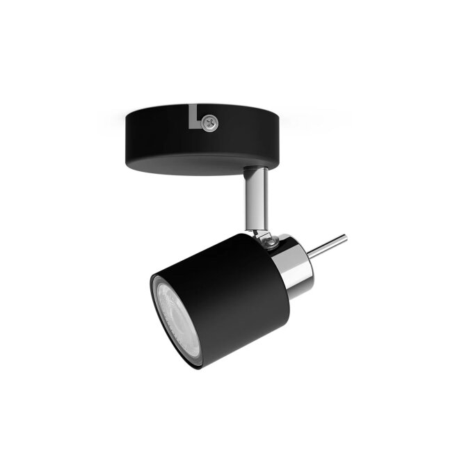 ZIDNA SVJETILJKA PCL-PH MERANTI SINGLE SPOT BLACK 1x GU10/35W/IP20