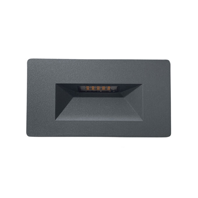 VANJSKA UGRADBENA LED SVJETILJKA SR8301A ANTRACITE GREY 2W/120lm/3000K/IP54 (469710)