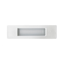 VANJSKA UGRADBENA ZIDNA SVJETILJKA NINA 190 WHITE OPAL LED R7S/8,5W/IP55/2700K