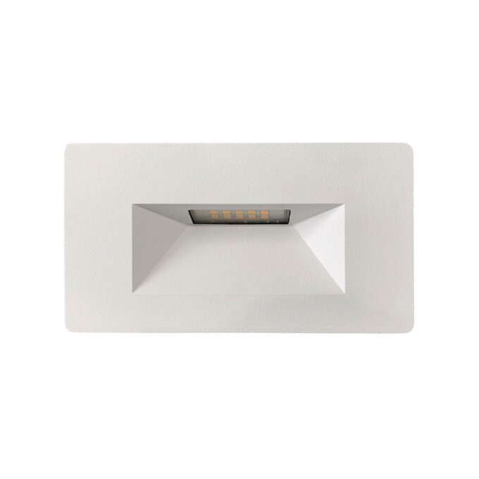 VANJSKA UGRADBENA LED SVJETILJKA SR8301A MATT WHITE 2W/120lm/3000K/IP54 (469727)