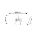 BETTY LED ZIDNA KUPAONSKA SVJETILJKA 2x 4W/785lm/4000K/IP20 (5714)