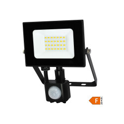 COMMEL LED REFLEKTOR SA SENZOROM SMD CRNI 20W/1600lm/4000K/IP44 (307-229)