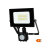 COMMEL LED REFLEKTOR SA SENZOROM SMD CRNI 20W/1600lm/4000K/IP44 (307-229)