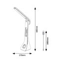 AMATO LED STOLNA SVJETILJKA CRNA 7W/340lm/4000K (74041)