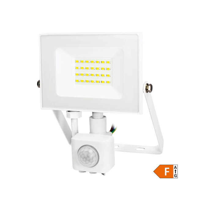 COMMEL LED REFLEKTOR SA SENZOROM SMD BIJELI 20W/1600lm/4000K/IP44 (307-129)