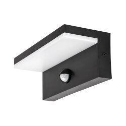 ZARAGOZA LED VANJSKA ZIDNA SVJETILJKA SA SENZOROM CRNA 9W/230V/2700-4000-6500K (77115)
