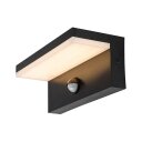 ZARAGOZA LED VANJSKA ZIDNA SVJETILJKA SA SENZOROM CRNA 9W/230V/2700-4000-6500K (77115)