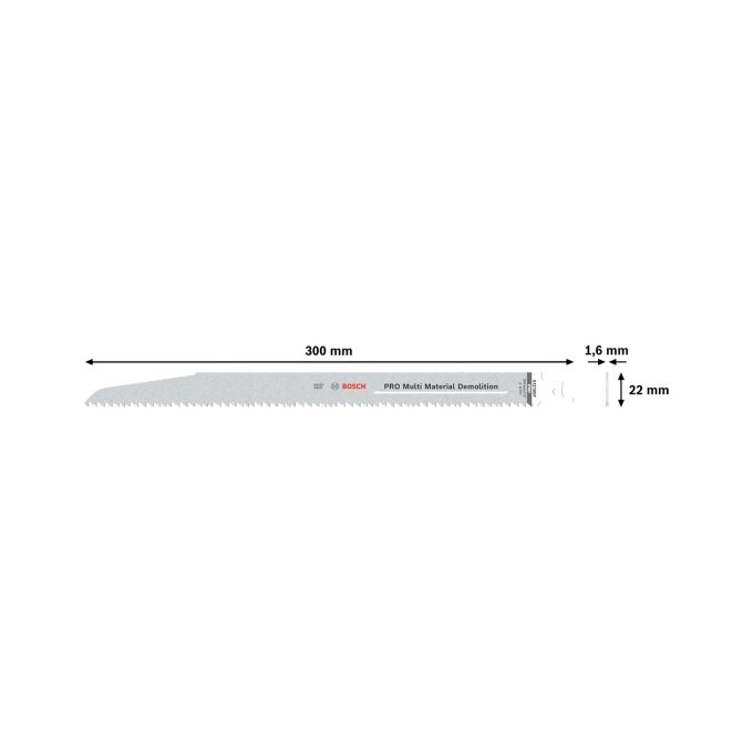 BOSCH LIST SABLJASTE PILE PRO MULTIMATERIAL S1210 300 mm, 5 kom