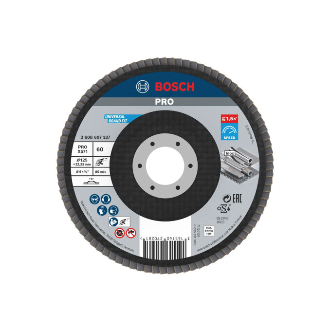 BOSCH LAMELIRANI BRUSNI DISK PRO X571 G60 125 mm