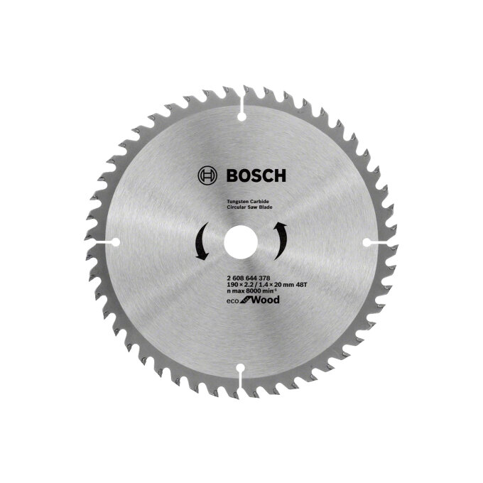 BOSCH LIST KRUŽNE PILE ECO FOR WOOD 190 x 2,2/1,4 x 20 mm