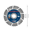 BOSCH DIJAMANTNA REZNA PLOČA EXPERT MULTIMATERIAL 125 x 2,2 x 22,23 mm