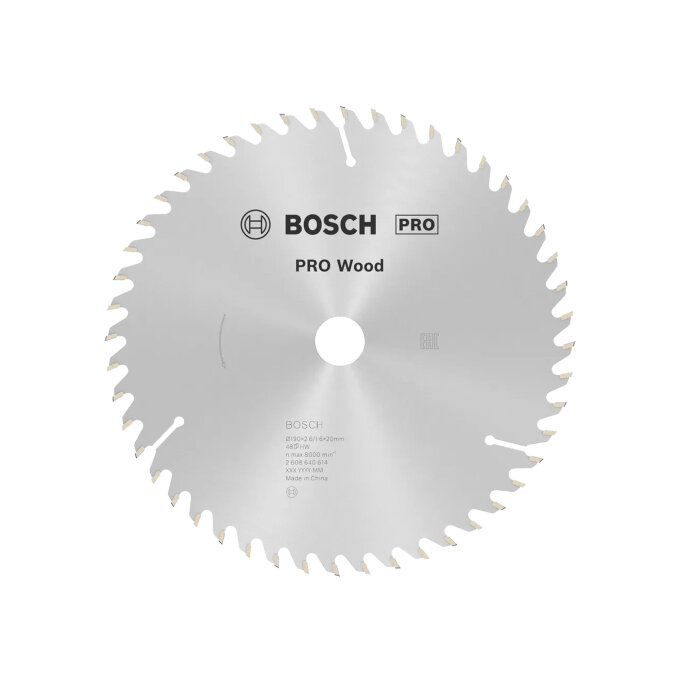 BOSCH LIST KRUŽNE PILE PRO WOOD 48Z 190 x 2,6 x 20 mm