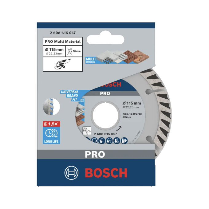 BOSCH DIJAMANTNA REZNA PLOČA STANDARD FOR UNIVERSAL 115 x 2 x 22 mm
