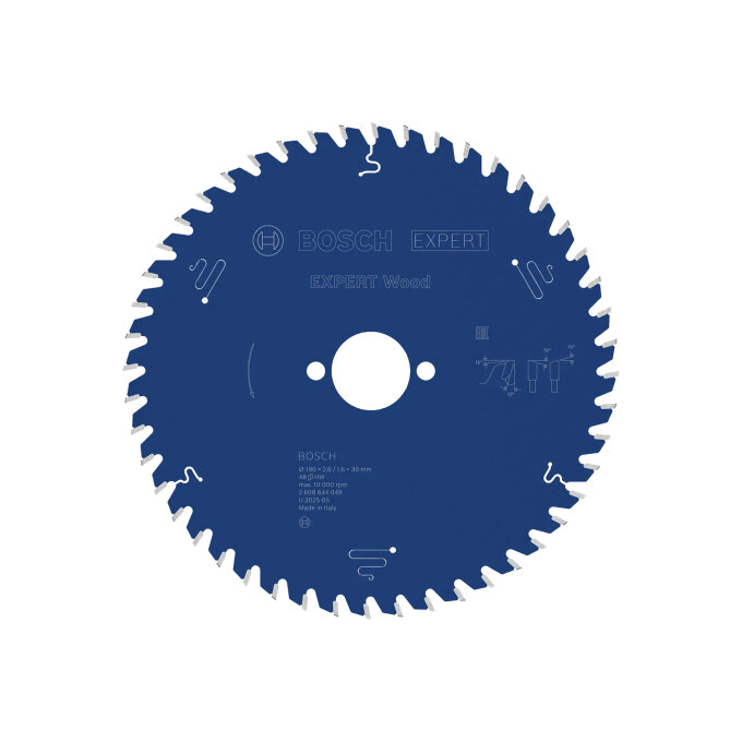 BOSCH LIST KRUŽNE PILE EXPERT FOR WOOD 48Z 190 x 2,6 x 30 mm