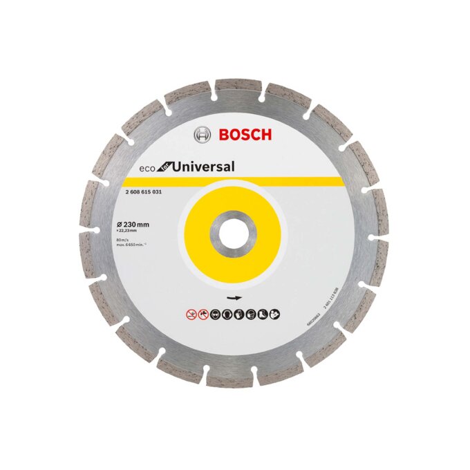 BOSCH DIJAMANTNA REZNA PLOČA ECO FOR UNIVERSAL 230 x 2,6 x 22,23 mm
