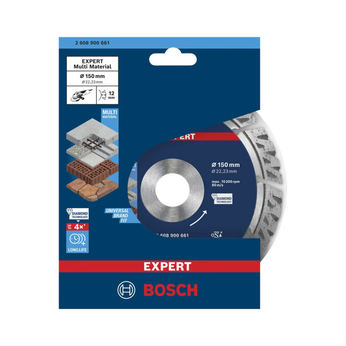 BOSCH DIJAMANTNA REZNA PLOČA EXPERT MULTIMATERIAL 150 x 2,4 x 22,23 mm