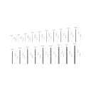 BOSCH 19-DIJELNI SET SVRDLA ZA METAL PRO HSS-G 1-10 mm