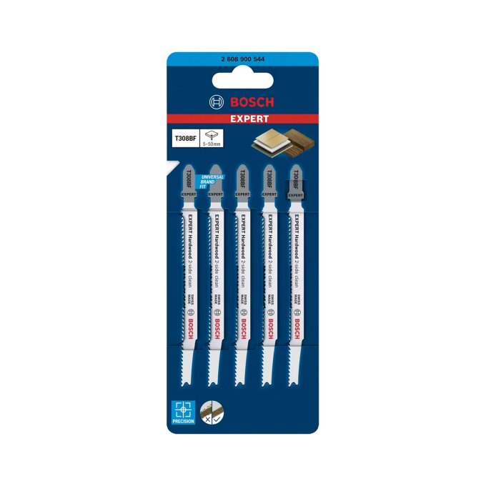 BOSCH LIST UBODNE PILE EXPERT HARDWOOD 2-SIDE CLEAN T308BF 117 mm, 5 kom