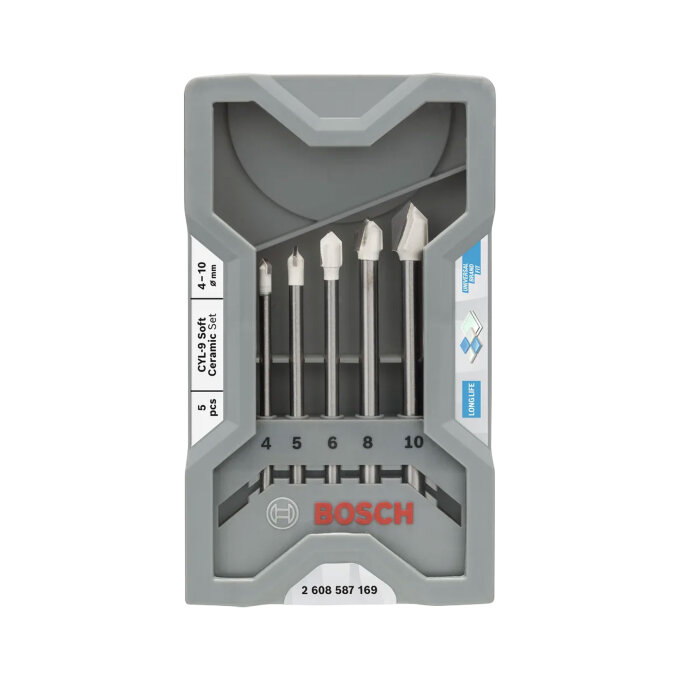 BOSCH 5-DIJELNI SET SVRDLA EXPERT ZA KERAMIKU CYL-9 4-10 mm