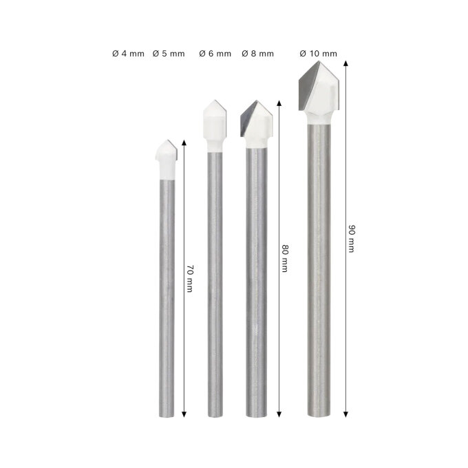 BOSCH 5-DIJELNI SET SVRDLA EXPERT ZA KERAMIKU CYL-9 4-10 mm