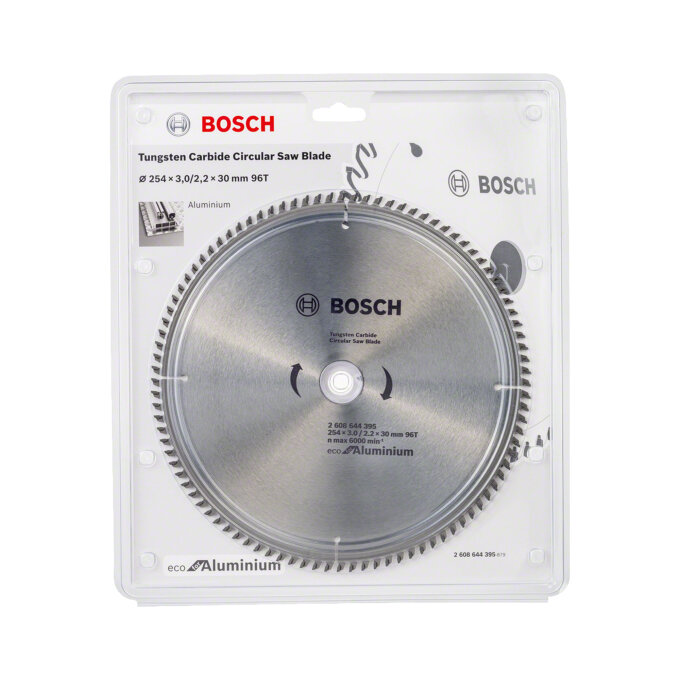 BOSCH LIST KRUŽNE PILE ECO FOR ALUMINIUM 96Z 254 x 3 x 30 mm