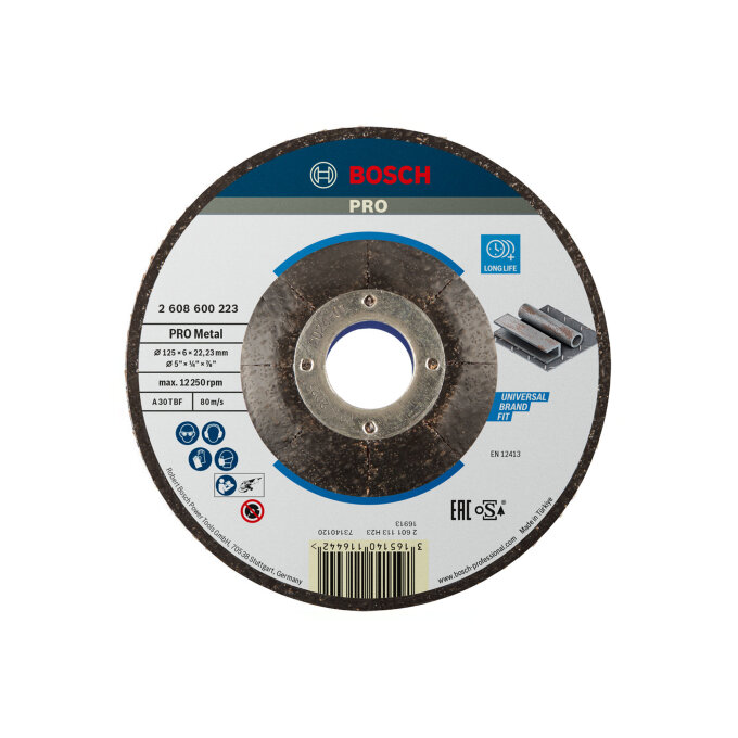 BOSCH BRUSNA PLOČA METAL LPP - SAVIJENA