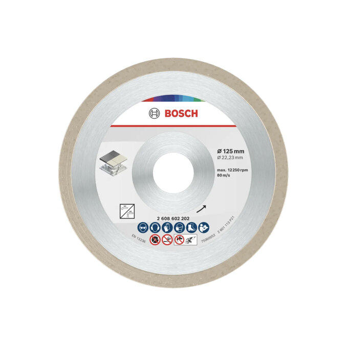 BOSCH DIJAMANTNA REZNA PLOČA STANDARD FOR CERAMIC 125 x 1,6 x 22,23 mm