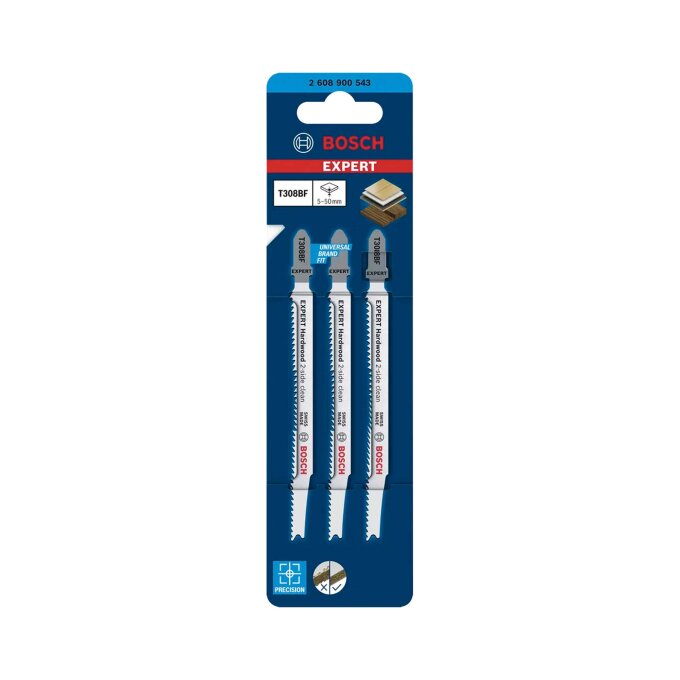 BOSCH LIST UBODNE PILE EXPERT HARDWOOD 2-SIDE CLEAN T308BF 117 mm, 3 kom