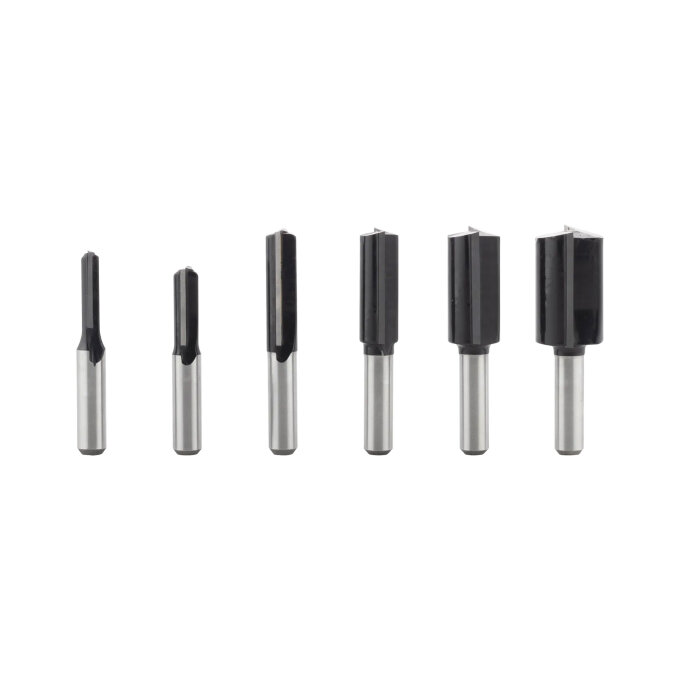 BOSCH 6-DIJELNI SET GLODALA RAVNIH PRO fi 6-20 mm PRIHVAT 8 mm