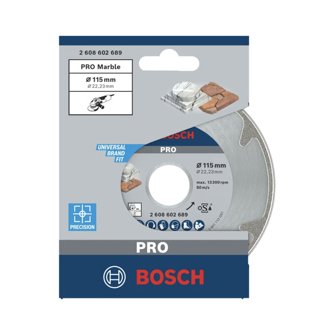 BOSCH DIJAMANTNA REZNA PLOČA PRO MARBLE 115 x 2,2 x 22,23 mm