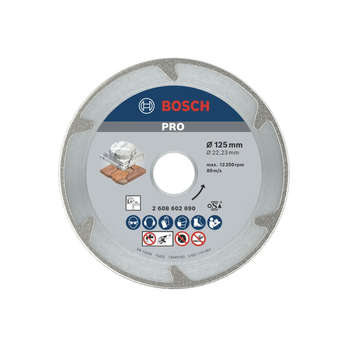 BOSCH DIJAMANTNA REZNA PLOČA PRO MARBLE 125 x 2,2 x 22,23 mm