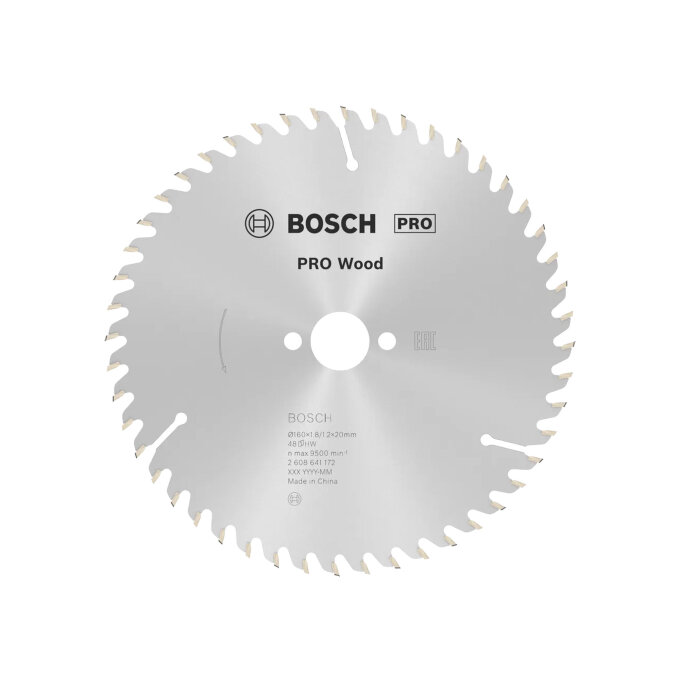 BOSCH LIST KRUŽNE PILE PRO WOOD 48Z 160 x 1,8 x 20 mm