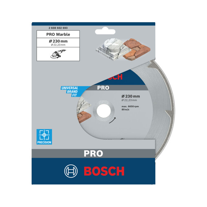 BOSCH DIJAMANTNA REZNA PLOČA PRO MARBLE 230 x 2,2 x 22,23 mm