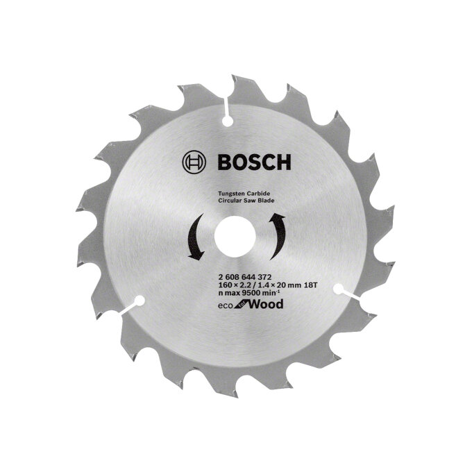 BOSCH LIST KRUŽNE PILE ECO FOR WOOD 160 x 2,2/1,4 x 20 mm