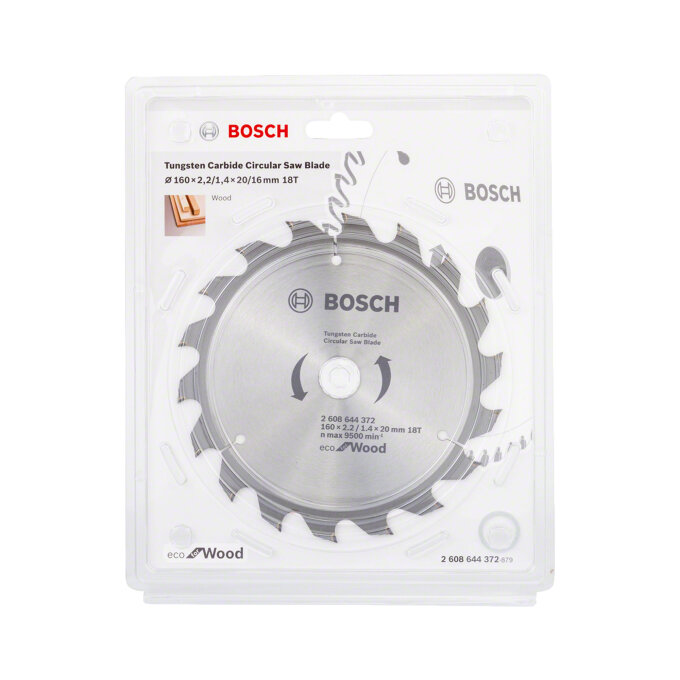 BOSCH LIST KRUŽNE PILE ECO FOR WOOD 160 x 2,2/1,4 x 20 mm