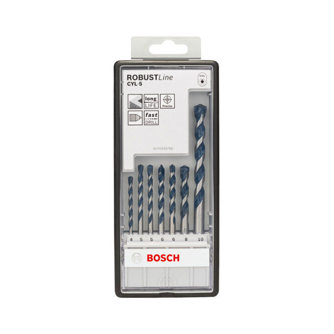 BOSCH 7-DIJELNI SET SVRDLA ZA BETON CYL-5 4-10 mm
