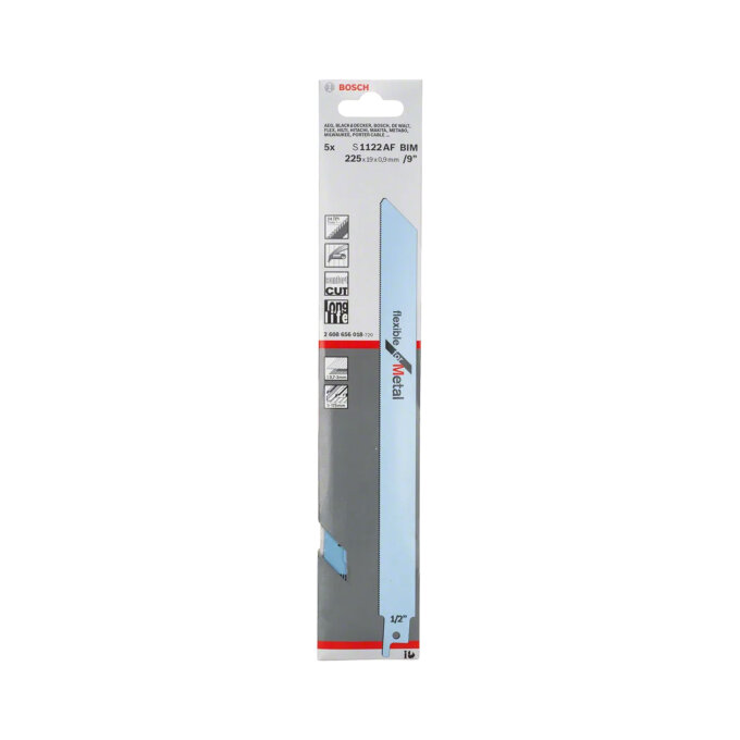 BOSCH LIST SABLJASTE PILE S1122AF 225 mm, 5 kom