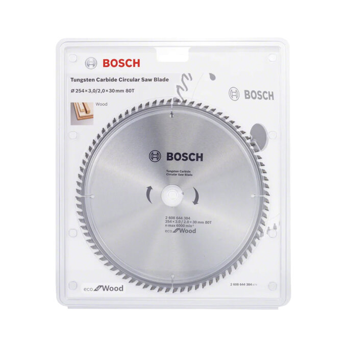 BOSCH LIST KRUŽNE PILE ECO FOR WOOD 254 x 3 x 30 mm