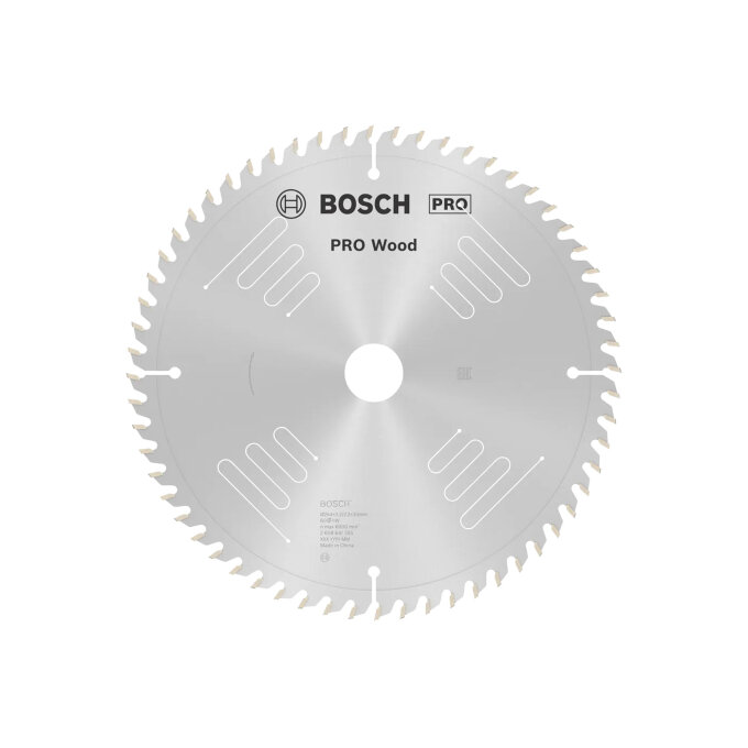 BOSCH LIST KRUŽNE PILE PRO WOOD 60Z 254 x 3,2 x 30 mm