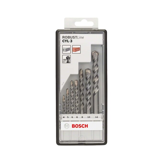 BOSCH 7-DIJELNI SET SVRDLA ZA BETON CYL-3 4-12 mm