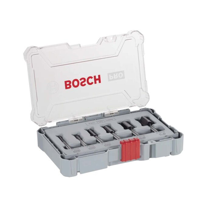 BOSCH 6-DIJELNI SET GLODALA RAVNIH PRO fi 6-20 mm PRIHVAT 6 mm