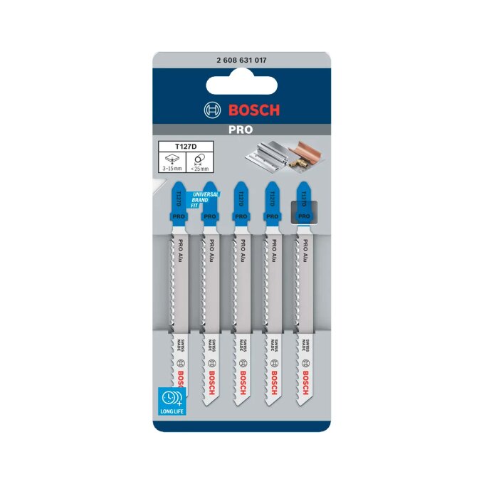 BOSCH LIST UBODNE PILE PRO ALU T127D 100 mm, 5 kom