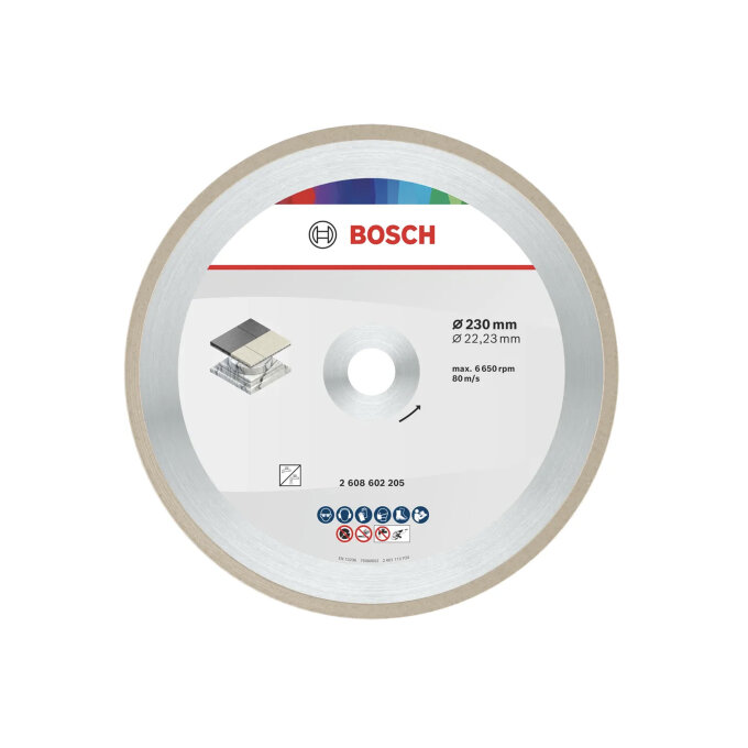 BOSCH DIJAMANTNA REZNA PLOČA STANDARD FOR CERAMIC 230 x 1,9 x 22,23 mm