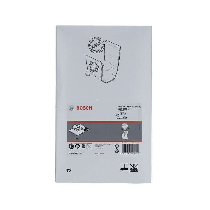 BOSCH FILTARSKA VREĆICA OD FLISA GAS 20, 5 kom