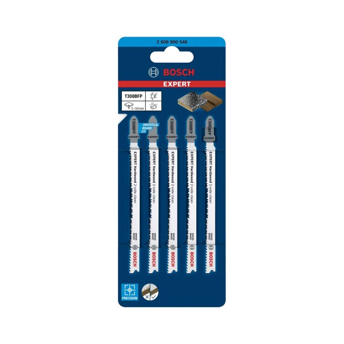 BOSCH LIST UBODNE PILE EXPERT HARDWOOD 2-SIDE CLEAN T308BFP 117 mm, 5 kom