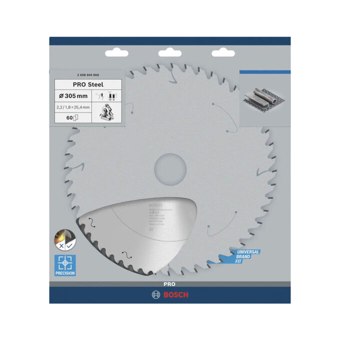 BOSCH LIST KRUŽNE PILE PRO STEEL 60Z 305 x 2,2 x 25,4 mm